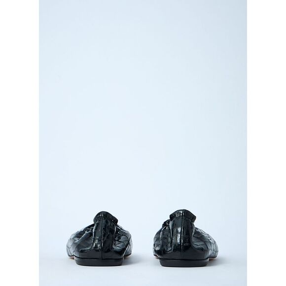 Dries Van Noten Women Croc-Embossed Ballerina Flats - Picture 5 of 7